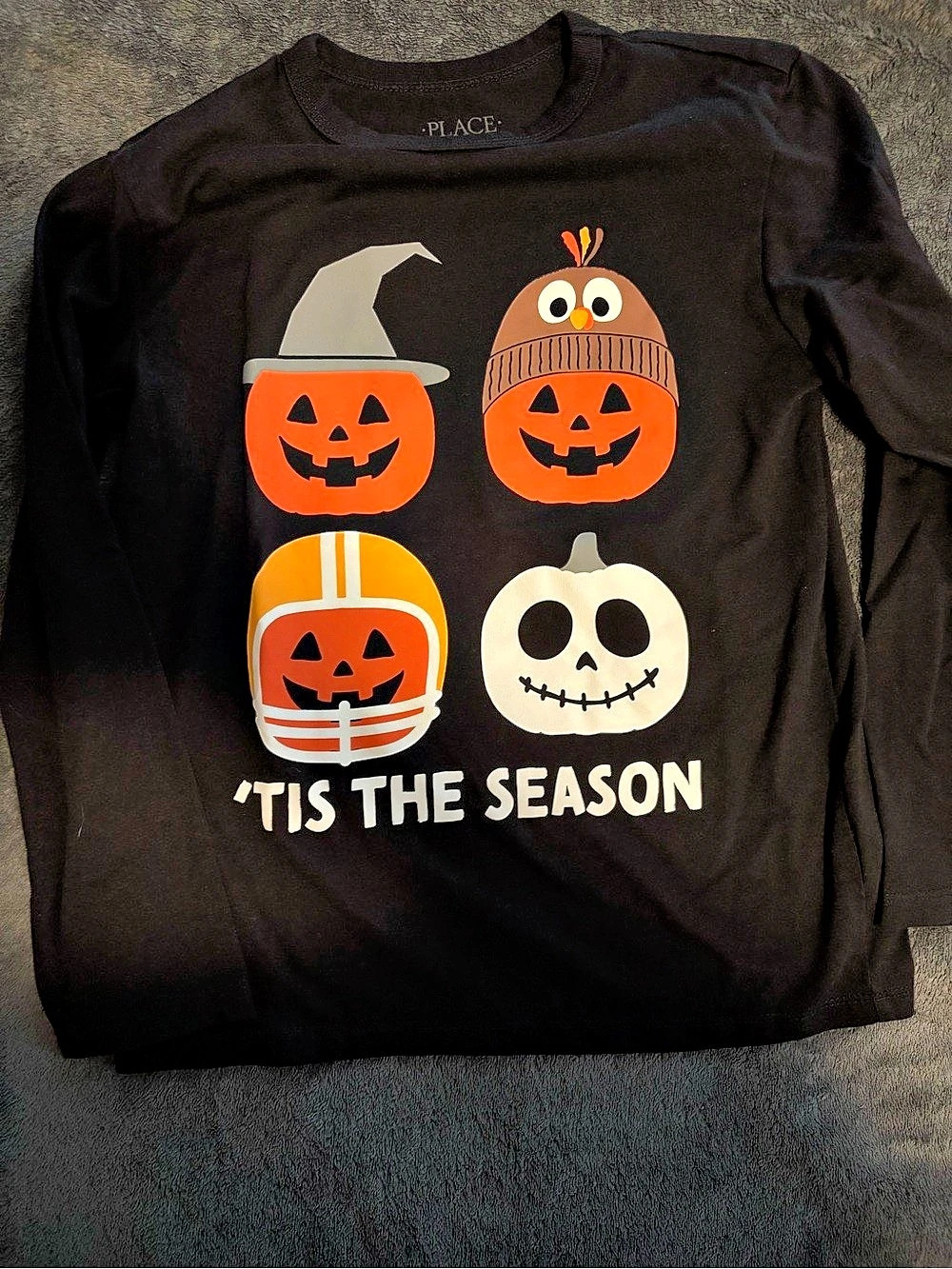 The Children's Place Boys Tis The Pumpkin Season Graphic Tee